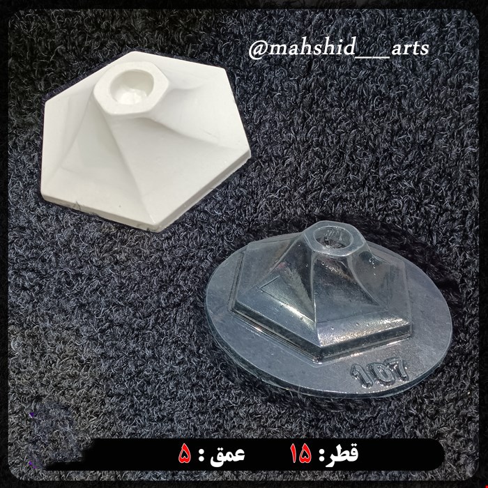 قالب طلقی جا شمعی (پایه) کد 107