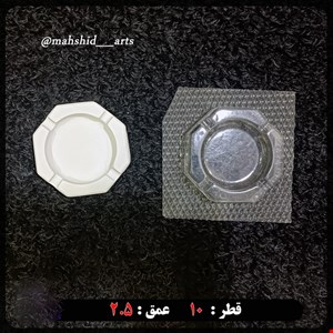 قالب طلقی شفاف مدل زیرسیگاری شش ضلعی کد 243