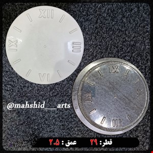 قالب طلقی شفاف مدل ساعت گرد کد 32
