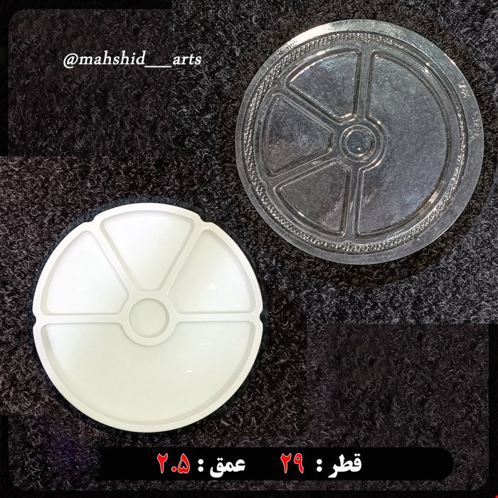 قالب طلقی شفاف مدل اردوخوری گرد کد 331