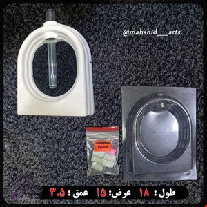 قالب طلقی گلجا کد 90 به همراه هولدر لوله 