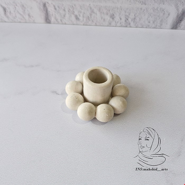 قالب سیلیکونی جای شمع مروارید