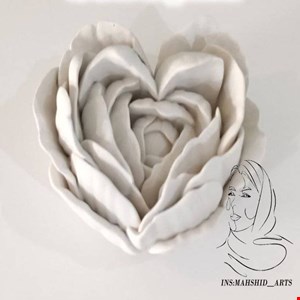 قالب سیلیکونی رز قلبی