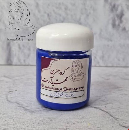 رنگ اکرولیک ابی