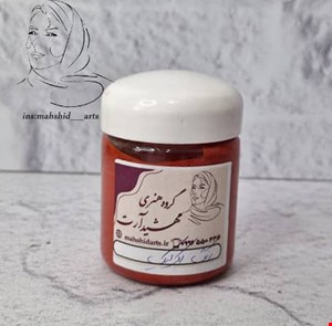 رنگ اکرولیک قرمز