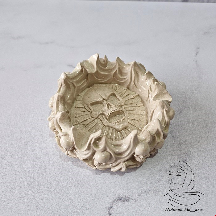 بیس خام زیر سیگاری اسکلت
