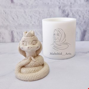 قالب سیلیکونی مار تاج دار