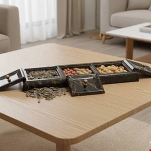 قالب طلقی آجیل خوری سه خانه